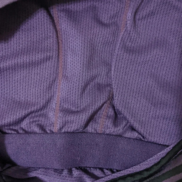 Athleta Racerback Tank Top w/ Built in Bra | Color: Black/Purple | Size: XXS - Picture 7 of 8